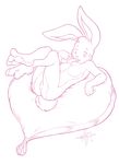  breasts female lagomorph matt_burt nude on_back rabbit solo 