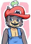  battle_angel blush cat cosplay cute feline mario mario_bros mushroom mustache solo video_games 