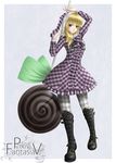  animal_ears animal_hood aqua_eyes argyle argyle_legwear arms_up bad_id bad_pixiv_id bangs black_footwear black_neckwear blonde_hair blunt_bangs boots border bow bowtie bunny_ears bunny_hood buttons candy center_frills combat_boots copyright_name dress expressionless eyebrows_visible_through_hair food frilled_dress frills full_body gold_trim grey_background grey_legwear half-closed_eyes highres holding_lollipop hood hood_up hooded_dress jitome knee_boots legs_apart lips lollipop long_hair long_sleeves looking_at_viewer mochi.f outside_border oversized_object pantyhose pixiv_fantasia pixiv_fantasia_5 plaid plaid_dress purple_dress ringed_eyes shiny shiny_hair short_dress simple_background solo standing swirl_lollipop wavy_hair white_border 
