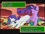  attack friendship_is_magic my_little_pony rarity_(mlp) super_effective twilight_sparkle_(mlp) 