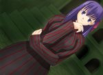  dress fate/stay_night fate_(series) matou_sakura open_eyes pon_de_ushi purple_hair 