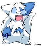  alpha_channel alternate_color pok&eacute;mon saya solo zangoose 