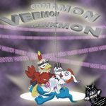  digimon gomamon hawkmon tagme veemon 