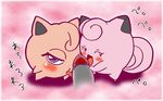  blue_eyes blush clefairy disembodied_penis ears female feral group hair_tuft half-closed_eyes interspecies japanese_text jigglypuff licking looking_at_viewer male nintendo open_mouth penis penis_grab pok&#233;mon pok&#233;philia pok&eacute;mon precum size_difference standing tail text tongue tongue_out translation_request uncensored video_games 