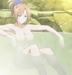  blue_eyes cap kampfer nipples nude onsen photoshop sakura_kaede screencap 