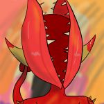  agony_(copyright) demon female horn humanoid not_furry onoskelis portrait red_theme the_bellwether video_games 