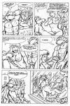  black_and_white breasts comic female male masturbation monochrome penis reptile scalie straight teenage_mutant_ninja_turtles turtle unknown_artist 