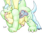  anal anal_penetration anal_vore brokenwing digimon flamedramon gay male penetration 