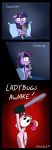  2019 absurd_res bed chainsaw comic dialogue english_text equid equine friendship_is_magic hi_res hockey_mask horn mammal my_little_pony plushie princess_cadance_(mlp) pterippus sitting smartypants_(mlp) strebiskunk text tools twilight_sparkle_(mlp) unicorn 