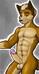  balls canine dog male muscles nude penis rakuun solo 