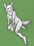  canine female green hatching kai lemonfruitpie nude pencils solo 