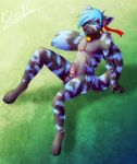  anthro cat cloudy_kitty collar feline male mammal nude penis sige solo stripes 