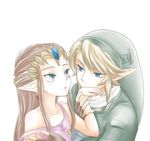  1girl bad_id bad_pixiv_id blonde_hair blue_eyes chikuwa_(rinka) earrings gloves hat jewelry link pointy_ears princess_zelda the_legend_of_zelda the_legend_of_zelda:_twilight_princess younger 