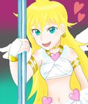  angel lowres panty_&amp;_stocking_with_garterbelt panty_(character) panty_(psg) pole smile wings 