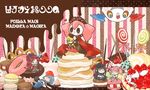  :&gt; :&lt; akemi_homura amane0213 apollo_chocolate beret black_hair blonde_hair blue_hair bow candy cape character_doll charlotte_(madoka_magica) chocolate cream_puff doughnut drill_hair food fruit hair_bow hairband hat heart kaname_madoka kyubey lollipop long_hair macaron madoka_runes magical_girl mahou_shoujo_madoka_magica miki_sayaka multicolored multicolored_eyes multiple_girls o_o oktavia_von_seckendorff pink_hair pocky polearm ponytail pretzel puffy_sleeves pyotr_(madoka_magica) red_hair sakura_kyouko sharp_teeth short_twintails spear spoilers strawberry strawberry_pocky sweets swirl_lollipop sword taiyaki tart_(food) teeth tomoe_mami twin_drills twintails wagashi weapon 