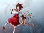  bow gayprince hair_bow hakurei_reimu highres solo squid tentacles touhou 