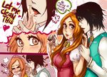  ? arrancar bleach blush couple espada hollow inoue_orihime rusky ulquiorra_cifer ulquiorra_schiffer 