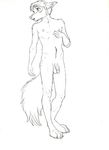  2009 arjuna balls big_feet body_types_meme canine cute flaccid nude penis skinny solo wolf 
