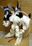  bureido cat feline female mecha 