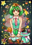  6+girls ai-kun bad_id bad_pixiv_id balloon blush bobby_margot brera_sterne catherine_glass chibi everyone glasses green_hair jeffrey_wilder klan_klein luca_angeloni macross macross_frontier matsuura_nanase mikhail_buran mina_roshan miniboy minigirl monica_lang multiple_boys multiple_girls necktie open_mouth ozma_lee ram_hoa ranka_lee red_eyes saotome_alto sheryl_nome sitting smile star stuffed_animal stuffed_toy wariza wrist_cuffs yomoya 