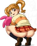  ass isu looking_back lowres onegai_my_melody solo thick_thighs thighs wide_hips yumeno_uta 