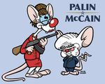  ak-47 biting_political_commentary brain crossdressing female glasses john_mccain male mice mouse parody piercing pinky pinky_and_the_brain rat rodent sarah_palin 
