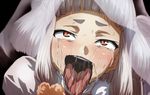  1girl ahegao blush bust code_geass face fucked_silly hyottokoaki jiang_lihua looking_at_viewer open_mouth rolleyes rolling_eyes saliva solo sweat tears tianzi tongue tongue_out uniform upper_body uvula veil white_hair wide_open_mouth 