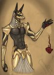  &hearts; anubian_jackal anubis canine deity egyptian jackal male rubendevela solo 