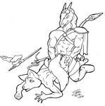  1995 anal anal_penetration canine dragon fox foxxfire gay male penetration scalie sex 