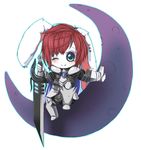  ambiguous_gender blix chibi kioa lagomorph moon one_eye_closed rabbit solo sword weapon 