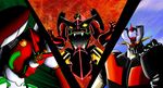  glowing glowing_eyes gurren-lagann mazinger_z_(mecha) mecha no_humans shin_getter-1 shin_getter_robo shin_mazinger_shougeki!_z-hen sunglasses super_robot super_robot_wars super_robot_wars_z2 tengen_toppa_gurren_lagann 