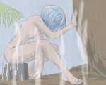  blue_hair breasts izumi_ako mahou_sensei_negima mahou_sensei_negima! nude somber wet 