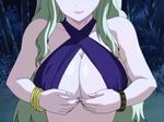  animated animated_gif blonde_hair bouncing_breasts bracelet bracelets breasts gif jewelry jiggle large_breasts lowres nipples resort_boin shinjou_kanae topless 