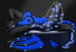  anthro black_and_blue breasts dragon facial_markings female looking_at_viewer markings nightshade nightshade_(dragonofdarkness1992) nipples nude scalie solo unknown_artist wings 