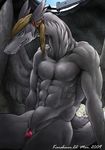  2009 censored dragon grey karabiner legendz male muscles peeking ranshiin scalie sheath solo wings 