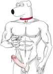  bambina brian_griffin canine dog family_guy male mammal martini penis plain_background precum sketch solo what white_background 