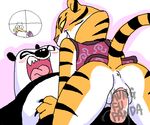  feline female kung_fu_panda male master_crane master_tigress panda po straight tiger unknown_artist 