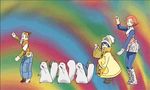  ana_medaiyu animated animated_gif cona_madaya dancing gif lowres overman_king_gainer rainbow sara_kodama the_monkey 