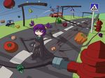  green_eyes iichan.ru mascot purple_hair ru-chans unyl-tan vegetable vegetables 