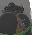  anal_vore butt color fat insertion jahgo macro male micro rottweiler size_difference spelunking 