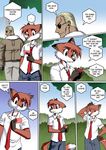  canine chochi comic fox human lovely_pets male mike_blade 