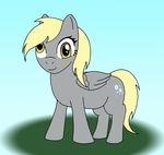  cross-eyed cutie_mark derp derpy_hooves_(mlp) equine female feral friendship_is_magic hair hooves horse looking_at_viewer mammal my_little_pony pegasus pony solo tail terdburgler wings yellow_eyes 