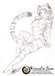  breasts feline female k&#039;sharra ksharra nude solo tiger 