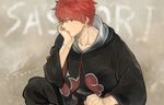  hino7 hinoakimitsu male male_focus naruto naruto_shippuuden red_hair sasori short_hair 