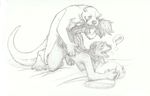  blush breasts claws couple doggy_position female from_behind fur hindpaw love male nipples nude otter otterface paws pillow pleasure reed sefeiren sex sketch straight tail tongue webbing whiskers wolverine 