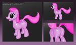  3d blue_eyes butt cutie_mark equine female horse mammal my_little_pony pony sculptris solo thong vulpesco 