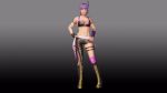  1girl 3d ayane_(doa) breasts dead_or_alive large_breasts midriff purple_hair tecmo 