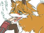  canine dame-ningen dog drool drooling feral fox hand male mammal oral saliva tears 