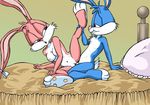  bed breasts buster_bunny female lagomorph lying male mammal nipples no_relation nude on_side palcomix penetration penis pussy rabbit raised_leg sex straight tiny_toon_adventures tiny_toons unknown_artist vaginal vaginal_penetration warner_brothers 