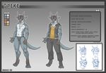  2009 canine chest_tuft dragon dreke dreke_cheberoths furdrake horns hybrid male model_sheet muscles scalie speedo tail underwear wolf 